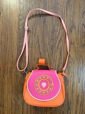 Bewaltz Rotary Phone Novelty Pink & Orange Purse